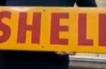 Shell gasoline SSP Arrow Sign