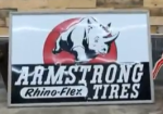 Armstrong Rhino-Flex Tires SST Embossed Sign