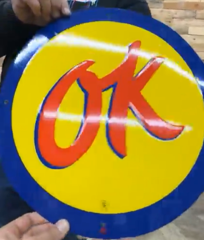 Chevrolet OK Used Cars SSP 18 Inch Sign