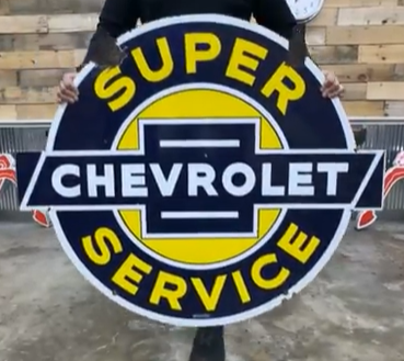 Chevrolet Super Service DSP Swinger Sign