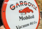 Gargoyle Mobiloil Vacuum Oil Company SSP Back-to-Back Signs