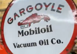 Gargoyle Mobiloil Vacuum Oil Company SSP Back-to-Back Signs