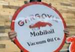 Gargoyle Mobiloil Vacuum Oil Company SSP Back-to-Back Signs