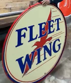 Fleet Wing 48 Inch DSP Sign