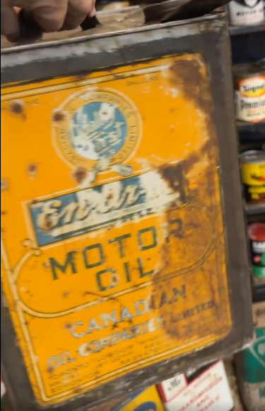 En-Ar-Co Motor Oil Canadian Oil Companies SST Five Imperial Gallon Can