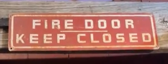 Fire Door Keep Closed SST Sign