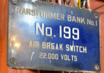 Air Break Switch Transformer Bank SSP Sign