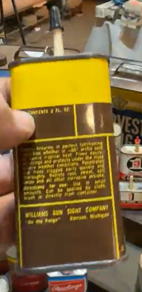 Williams Gun Oil SST Oiler Can