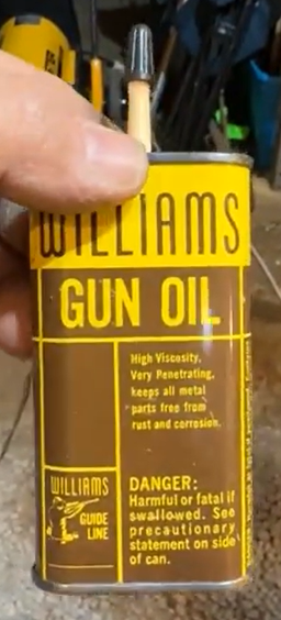 Williams Gun Oil SST Oiler Can