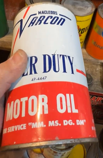 MacLeods Varcon Motor Oil SST Quart Can
