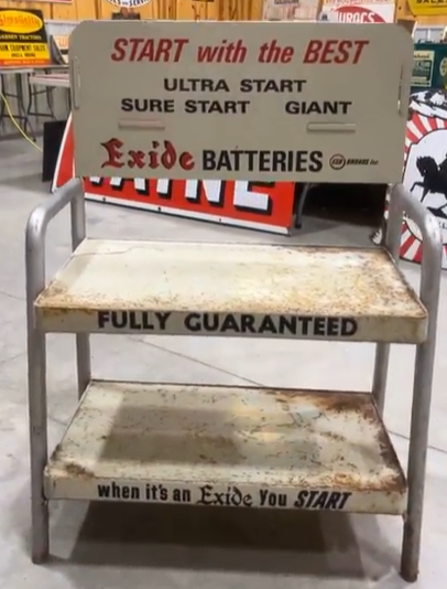 Exide Batteries SST Display Rack