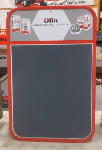 Olin Agricultural Division SST Chalk Board Message Sign