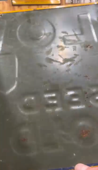 Lowe Hybrid Seed Corn Sold Here SST Embossed Sign