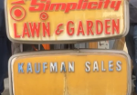 Simplicity Lawn and Garden Embossed Plastic Light-Up Sign