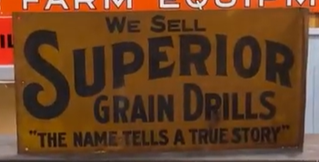 Superior Grain Drills DST Flange Sign