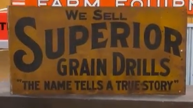 Superior Grain Drills DST Flange Sign