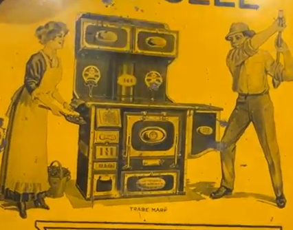 South Bend Malleable Range DST Flange Sign