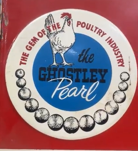 Ghostley Pearl Poultry Profits SST Embossed Sign