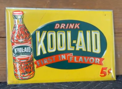 Kool-Aid First in Flavor TOC Sign