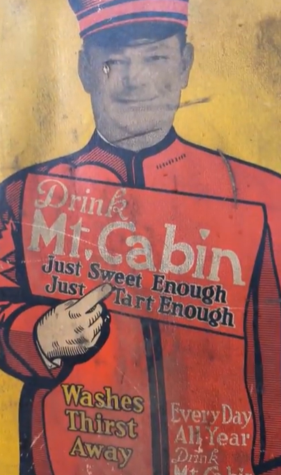 Drink Mt. Cabin Sweet Enough Tart Enough Fiberboard Kemper Thomas Sign