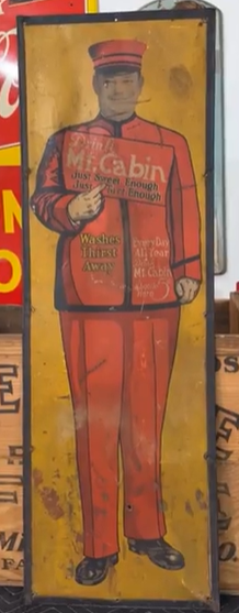 Drink Mt. Cabin Sweet Enough Tart Enough Fiberboard Kemper Thomas Sign