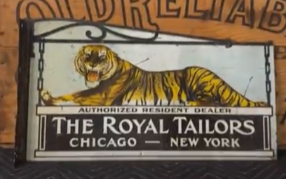 Royal Tailors Chicago New York DST Flange Sign