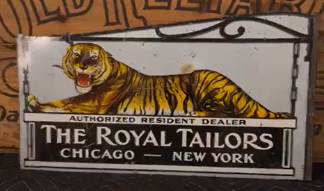 Royal Tailors Chicago New York DST Flange Sign