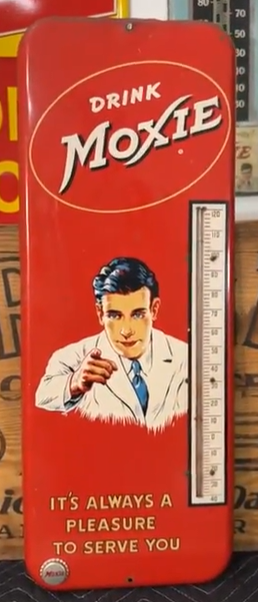 Drink Moxie Pleasure to Serve You SST Tube Thermometer