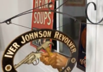 Iver Johnson Revolver Hammer the Hammer DST Hanging Sign