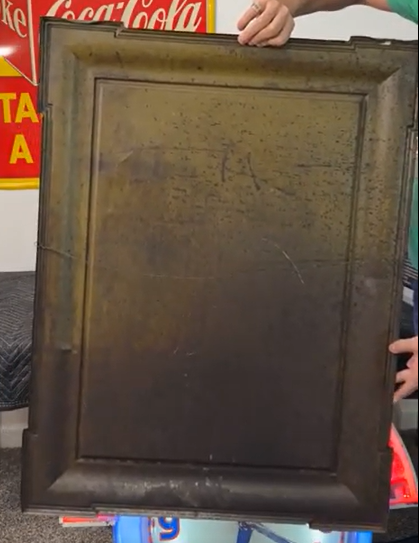 Coca-Cola Betty Delicious and Refreshing SST Self Framed Sign