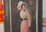 Coca-Cola Betty Delicious and Refreshing SST Self Framed Sign
