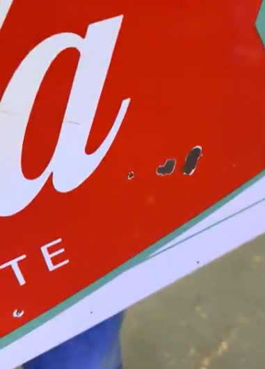 Coca-Cola Sign of Good Taste Teal Border SSP Sled Sign