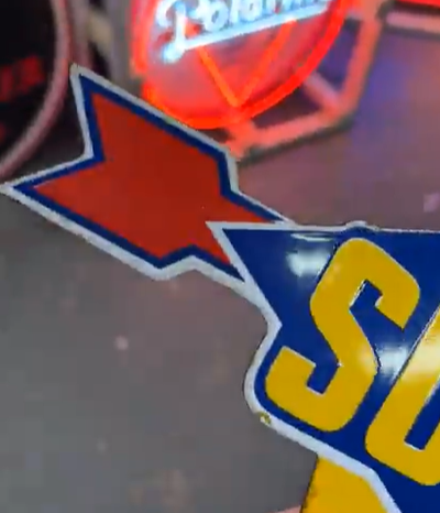 Blue Sunoco 200 SSP Pump Plate
