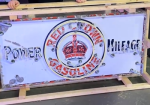 Red Crown Gasoline Power Mileage SSP 5 Foot Neon Sign