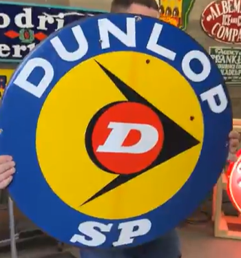 Dunlop SP Tires DSP 28 Inch Sign