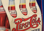 Pepsi-Cola Take Home a Carton Double-Dot SST Sign