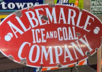 Albemarle Ice and Coal Company SSP Oval Sign