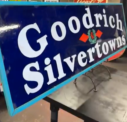 Goodrich Silvertowns Tires SSP Sign