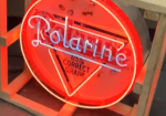 Polarine Motor Oil DSP Sign with Added Neon