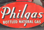 Philgas Bottled Natural Gas DSP Oval Sign