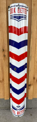 Marvy Look Better Feel Better Barber Pole SSP 48 Inch Sign