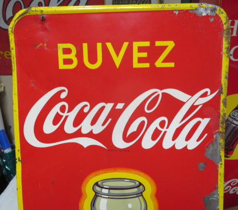 Coca-Cola Buvez French Canadian SST Sign