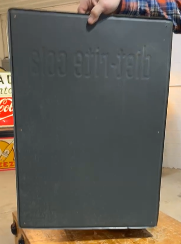 Diet-Rite Cola Sugar Free SST Embossed Menu Board