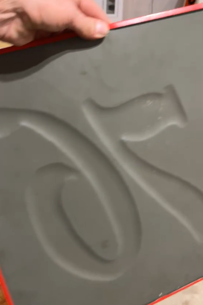 Drink Ice Cold 76 SST Embossed Sign