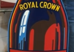 Royal Crown Cola Die Cut Bottle-Shaped SST Embossed Sign