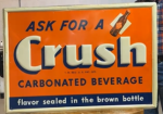 Ask for a Crush Ribbed Bottle SST Embossed Sign