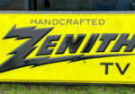 Zenith Handcrafted TV One-Sided Plastic Light-Up Sign