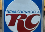 RC Royal Crown Cola Single-Sided Aluminum Embossed Sign