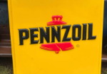 Pennzoil Embossed Plastic Light-Up Sign panel