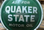 Quaker State Motor Oil 24 Inch SST Button Sign